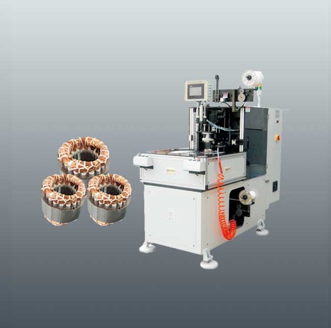 Servo Electric Motor Coil Binding Machine Lacing Both Winding Heads