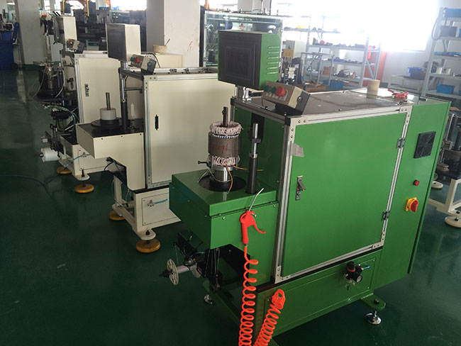 Single Side High Efficiency Stator Coil Lacing Machine / Lacing Machine ...