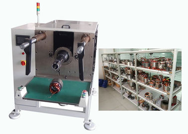 Auto Stator Loop Coil Inserting Machine CU / AL Compatible Wire