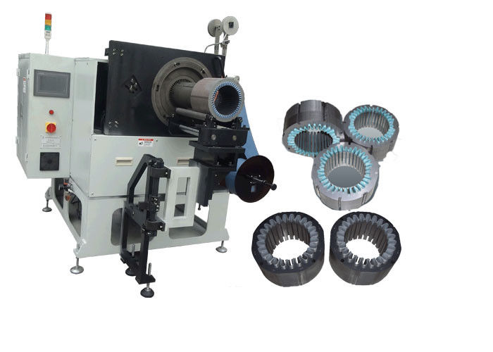 Motor Production Slot Insulation Machine , Motor Winding Equipment