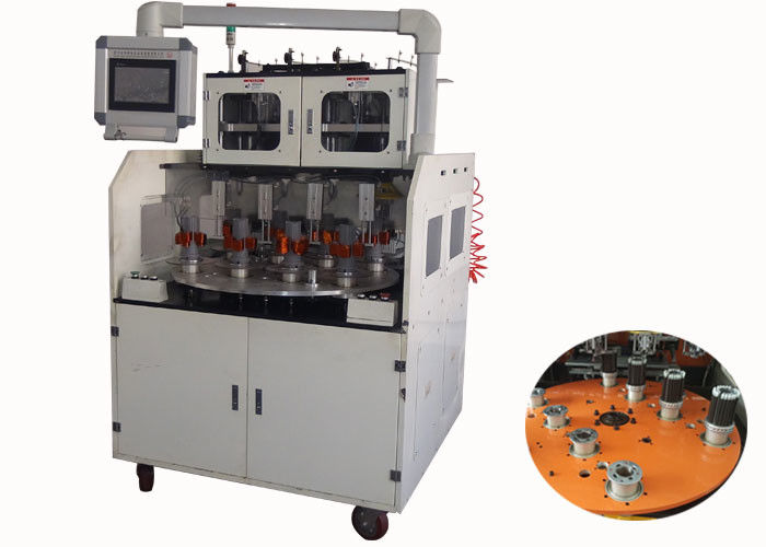 Four Heads Full Automatic Stator Winding Machine CNC Displayer 0.2 -1.0 MM Wire Diameter