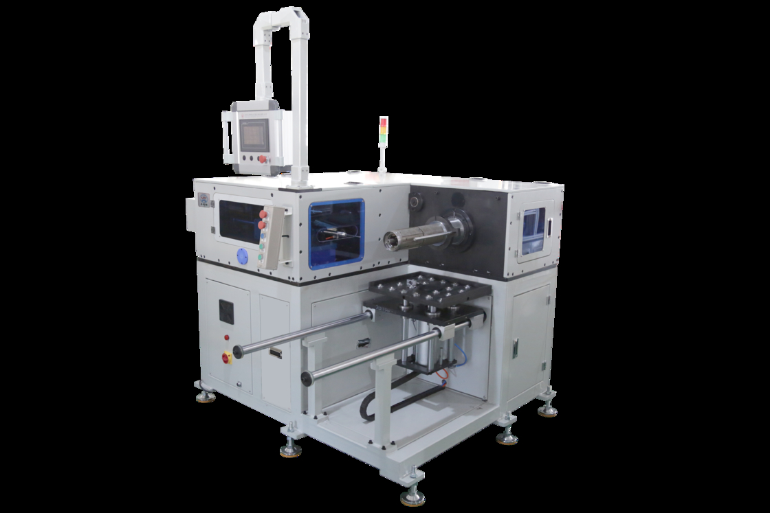 Automatic Stator Lacing Machine with Servo Motor Control and Horizontal Movable Fixture for Efficient Stator Loading