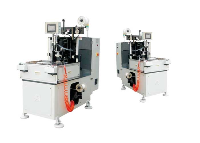 Coil Head Lacing / Binding Machine with Turntable and Double Lacing Needles